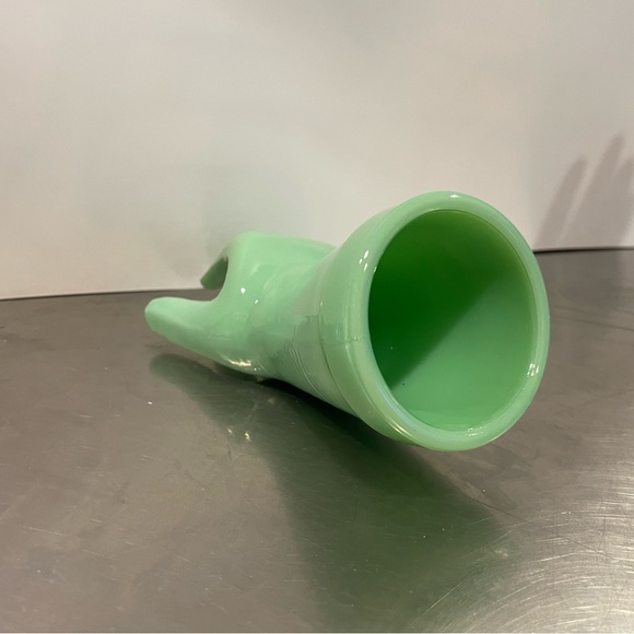 COPY - Jadeite Green Glass ring tree - Picture 7 of 10